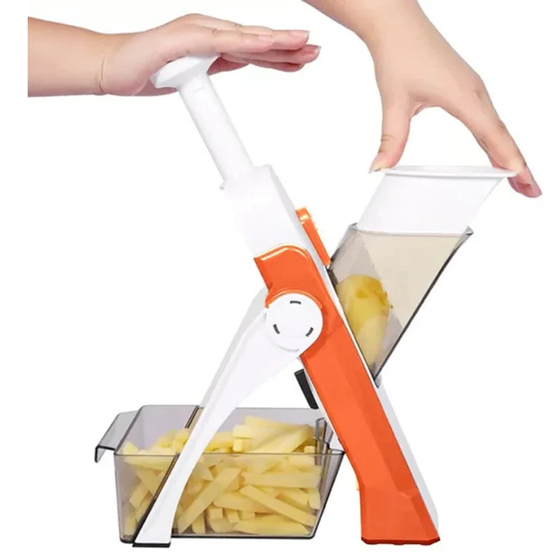 Kitchen Time-Saver: Safe Adjustable Food Cutter - Image 11