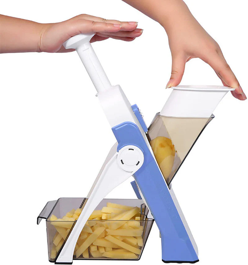 Kitchen Time-Saver: Safe Adjustable Food Cutter - Image 12
