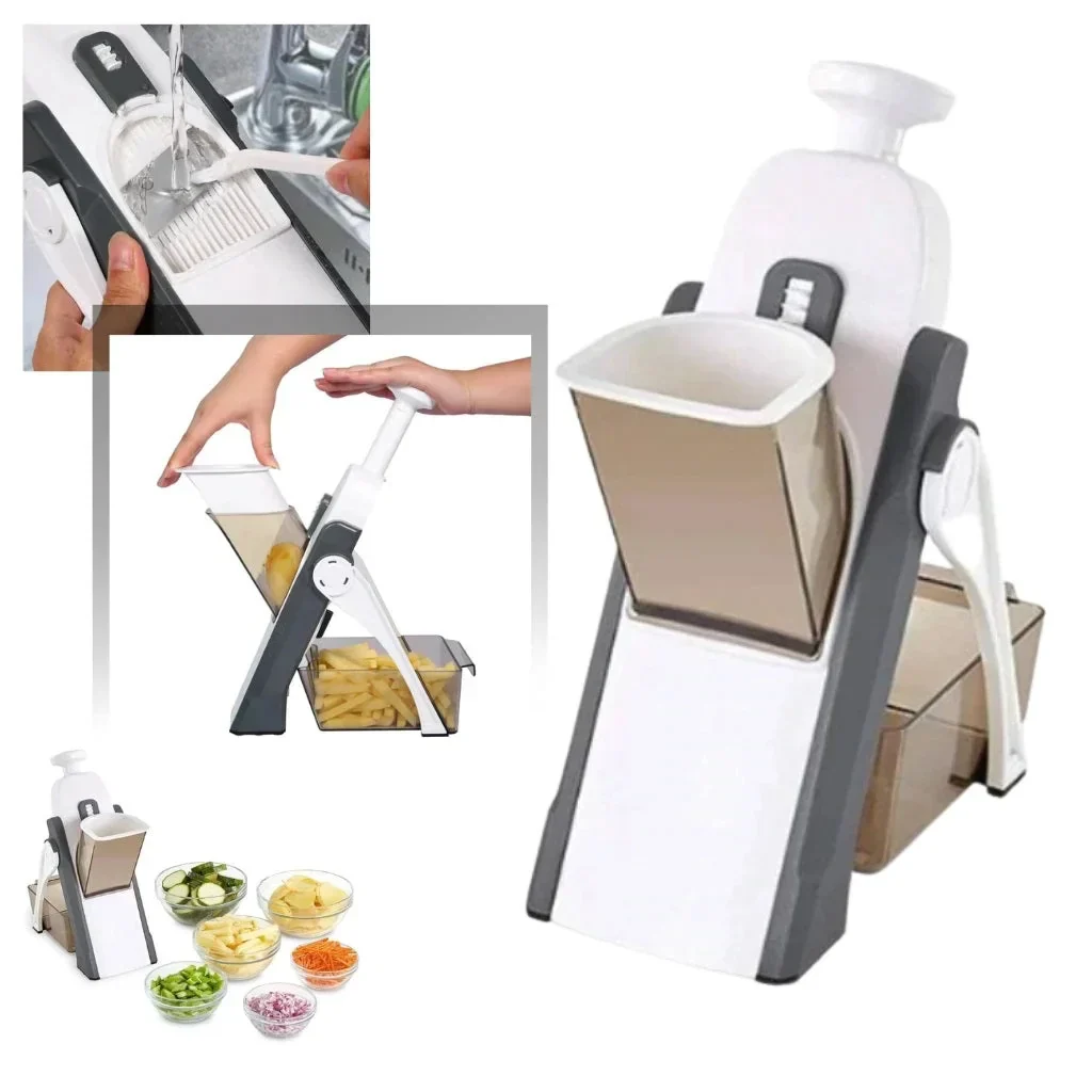 Kitchen Time-Saver: Safe Adjustable Food Cutter - Image 8