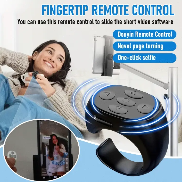 LumiFlick – Fingertip Wireless Bluetooth Remote