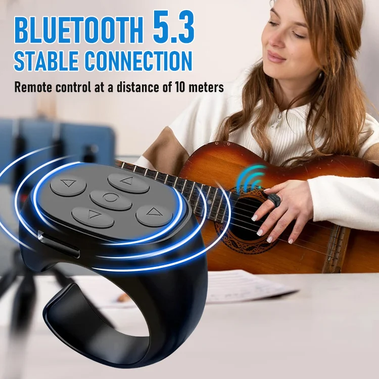 LumiFlick – Fingertip Wireless Bluetooth Remote - Image 2