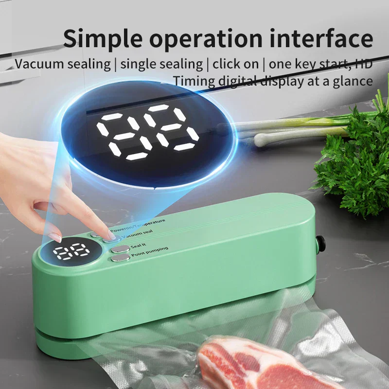 ✨ LuxeSeal - 3-in-1 Cordless Mini Vacuum Sealer——Preserve Freshness. Elevate Daily Living - Image 3