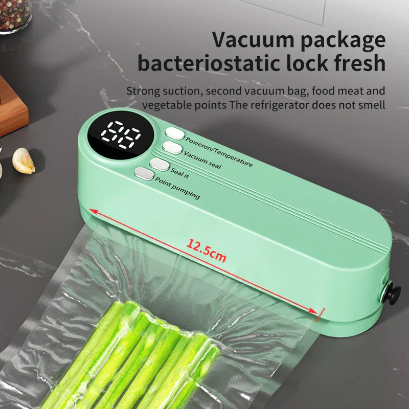 ✨ LuxeSeal - 3-in-1 Cordless Mini Vacuum Sealer——Preserve Freshness. Elevate Daily Living - Image 4