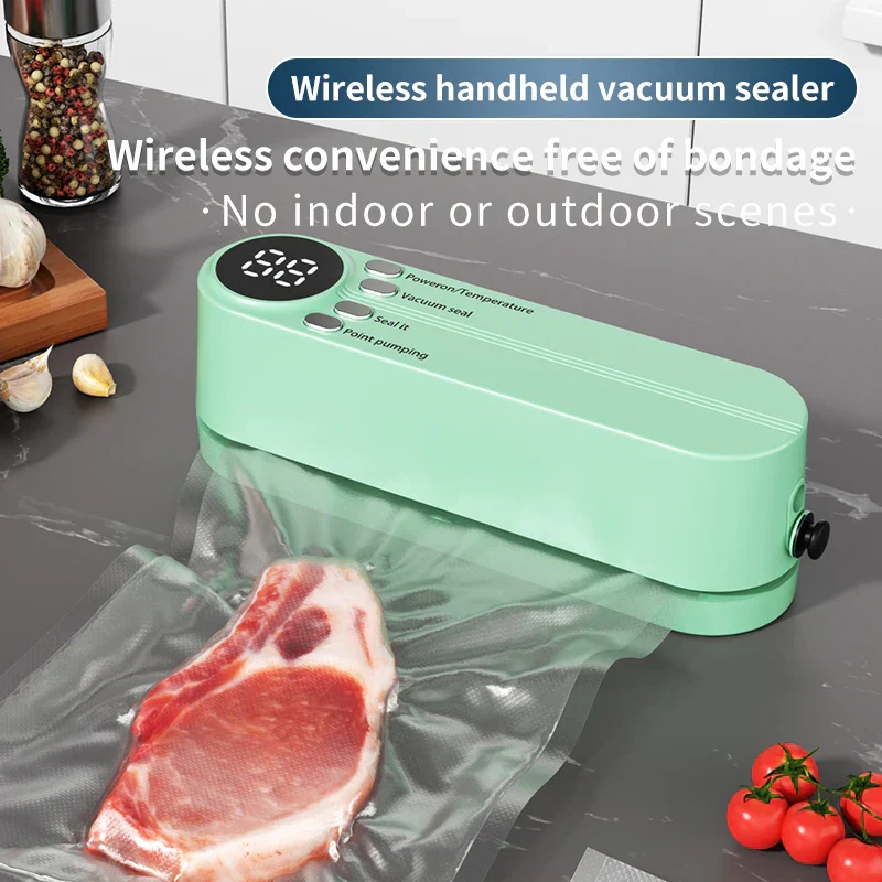 ✨ LuxeSeal - 3-in-1 Cordless Mini Vacuum Sealer——Preserve Freshness. Elevate Daily Living - Image 5