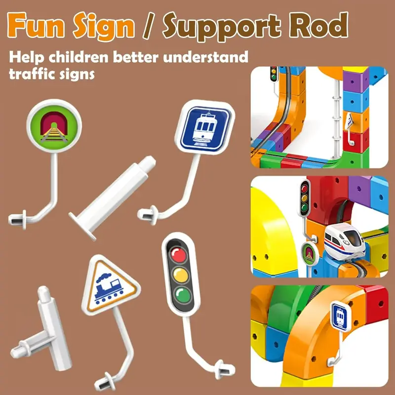 3D Gravity Rail STEM Train Set - Image 4