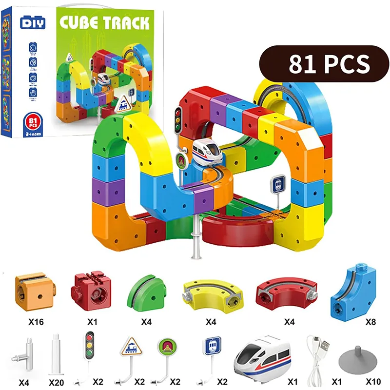 3D Gravity Rail STEM Train Set - Image 8