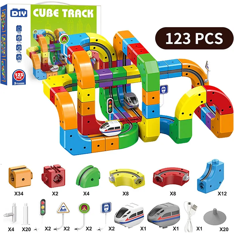 3D Gravity Rail STEM Train Set - Image 9