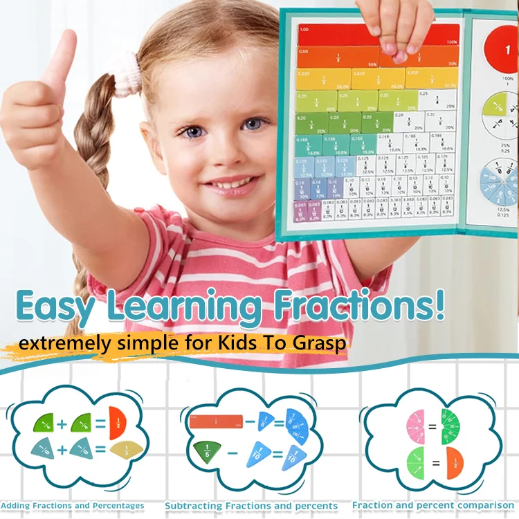 MagnaFraction Learning Book – Magnetic Fraction Puzzle Set - Image 2