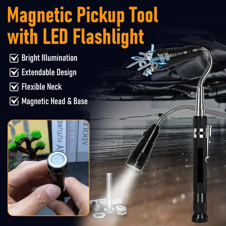 Magnetic Extendable Flashlight