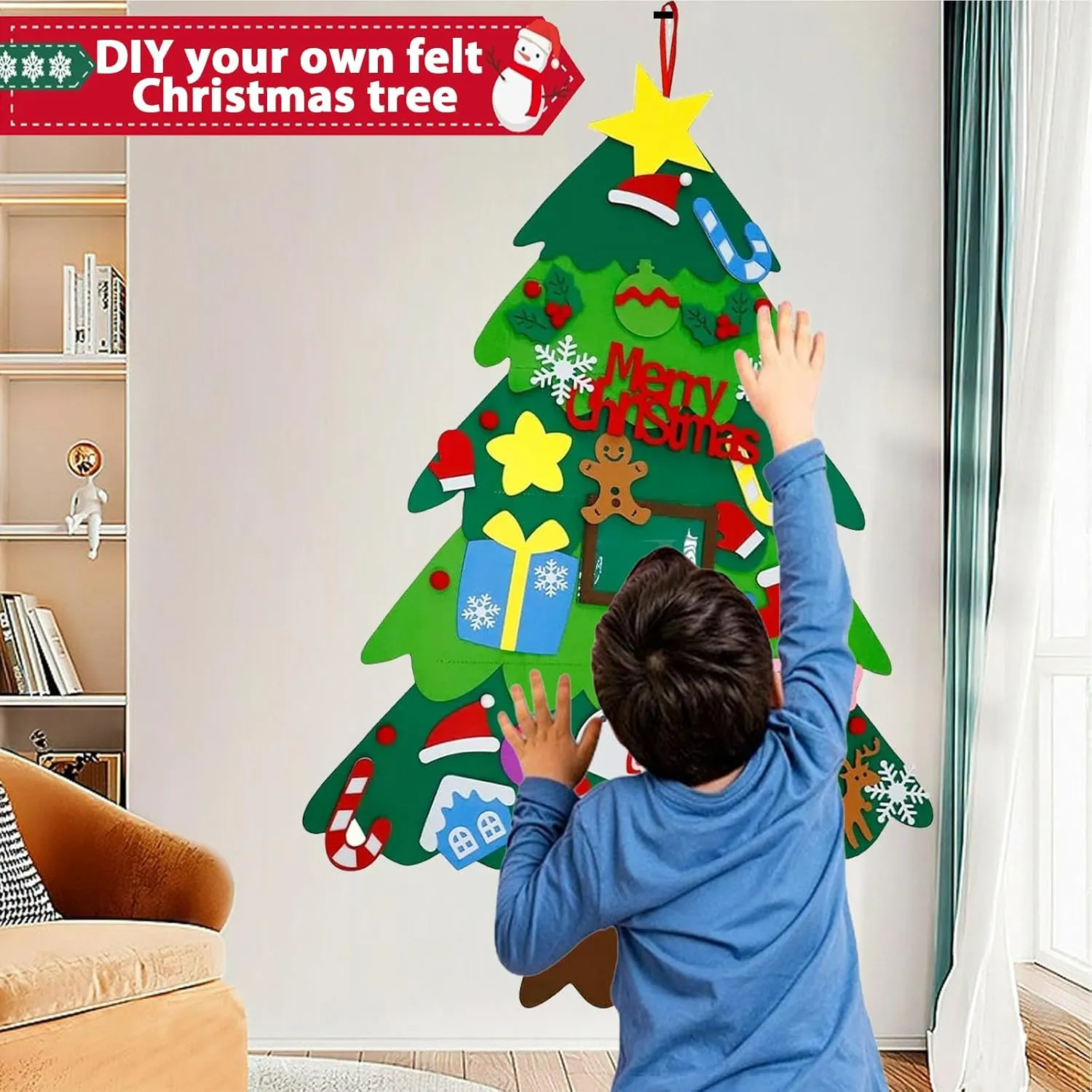 MerryCraft - DIY Felt Christmas Tree for Kids - Image 5