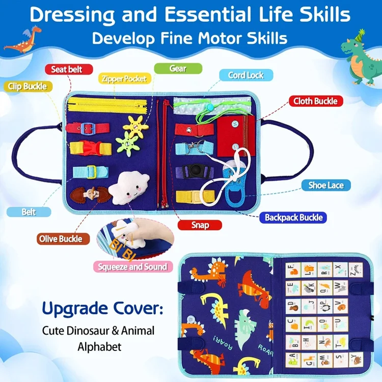 Montessori Busy Board for Toddlers - Image 2