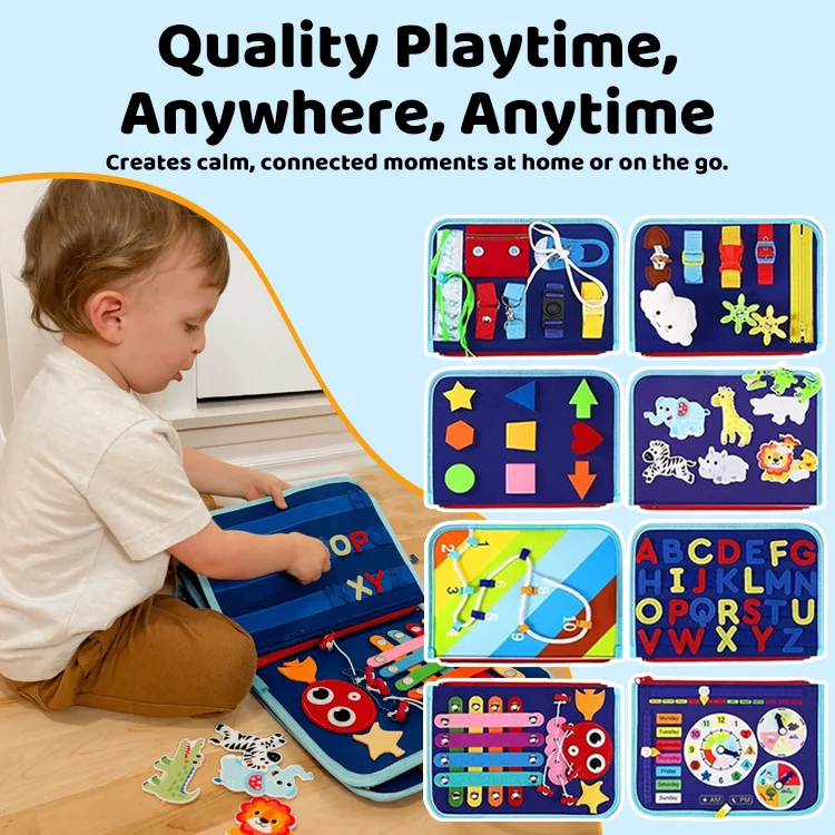 Montessori Busy Board for Toddlers - Image 4