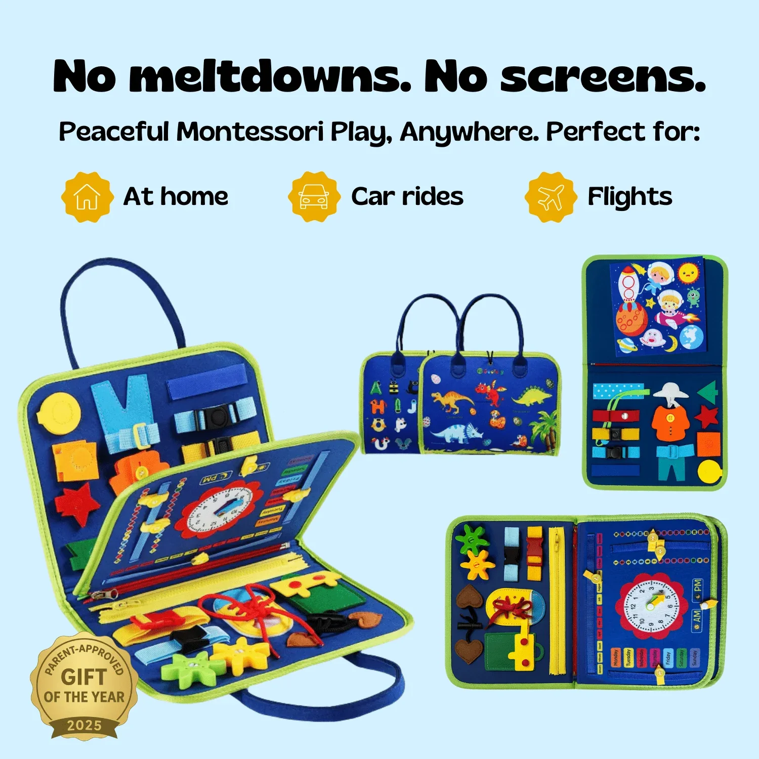 Montessori Busy Board for Toddlers - Image 6