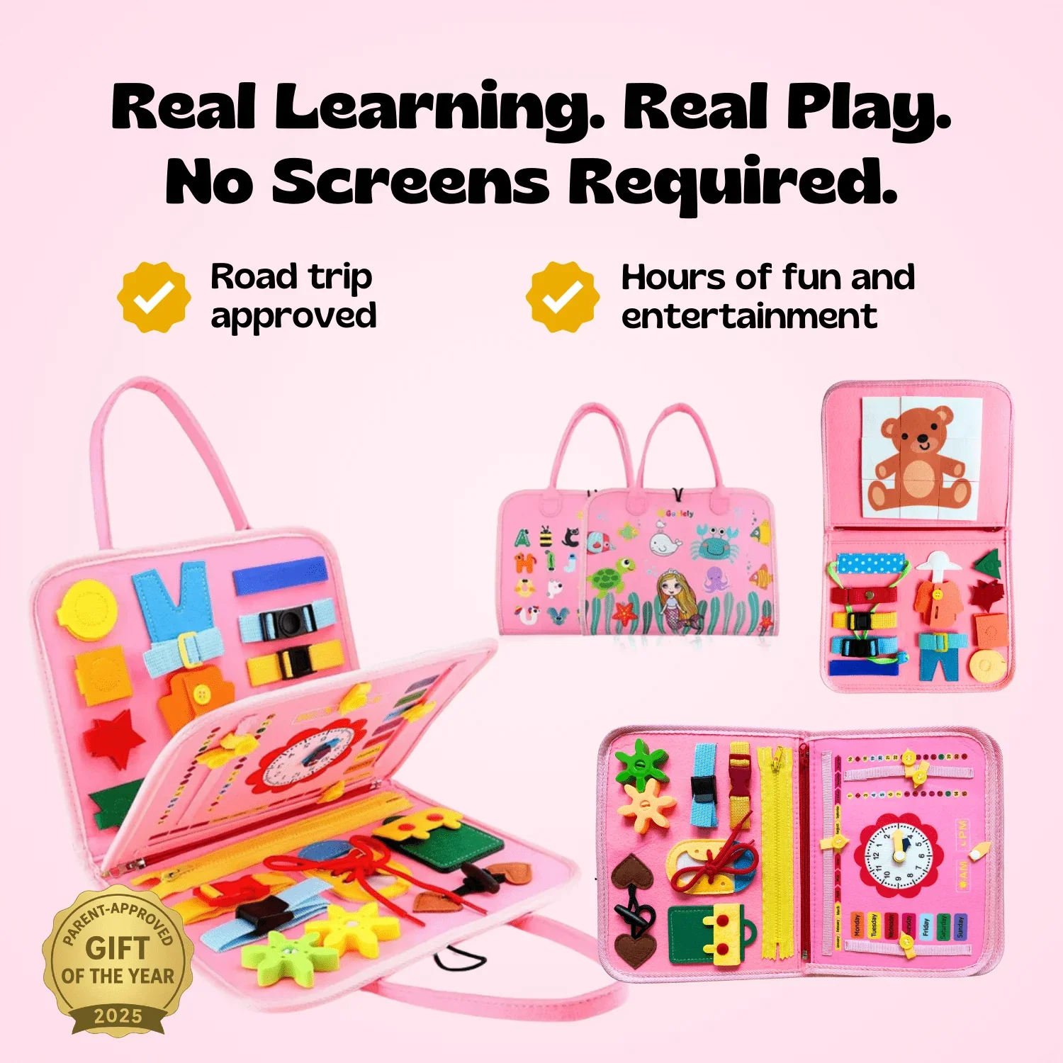 Montessori Busy Board for Toddlers - Image 7