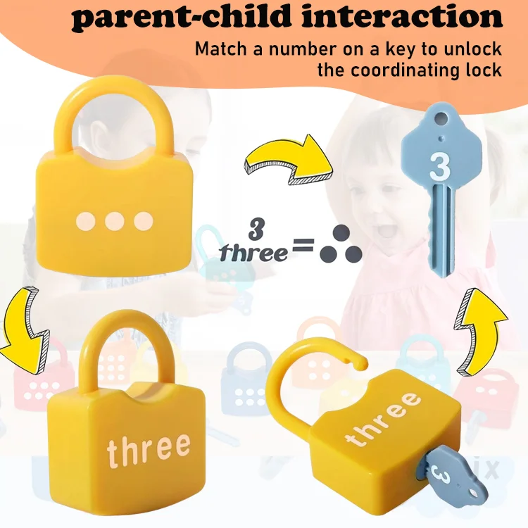 🧠 Montessori Lock & Key Learning Toy - Image 2