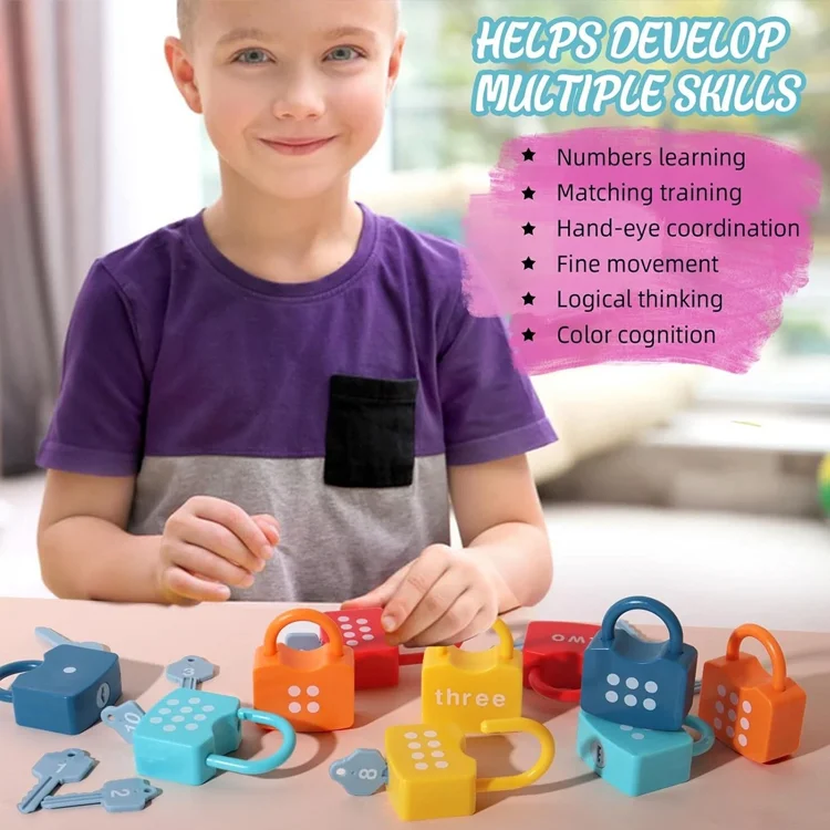 🧠 Montessori Lock & Key Learning Toy - Image 4