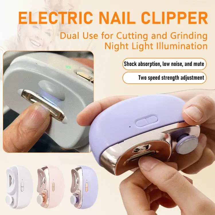 NailGleam - 3-in-1 Electric Nail Clipper