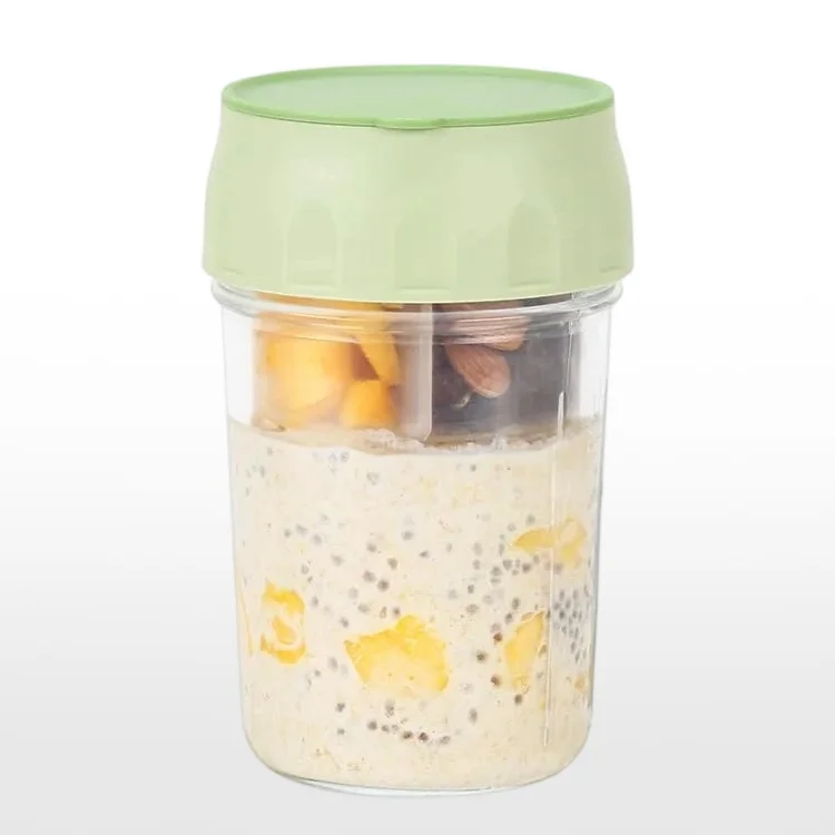 Overnight Oats Containers with Lids & Spoons - Image 5