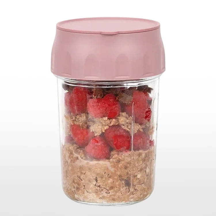 Overnight Oats Containers with Lids & Spoons - Image 7