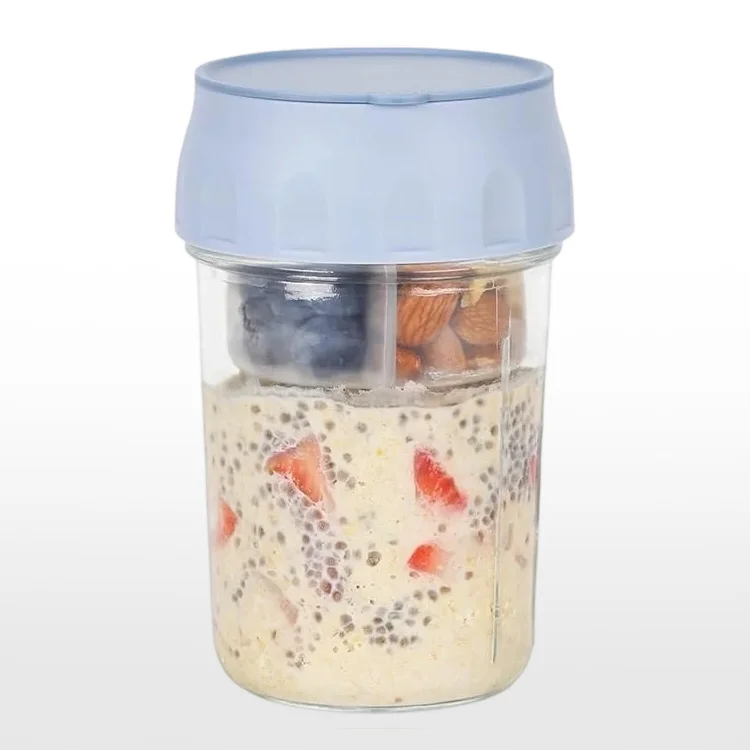 Overnight Oats Containers with Lids & Spoons - Image 8