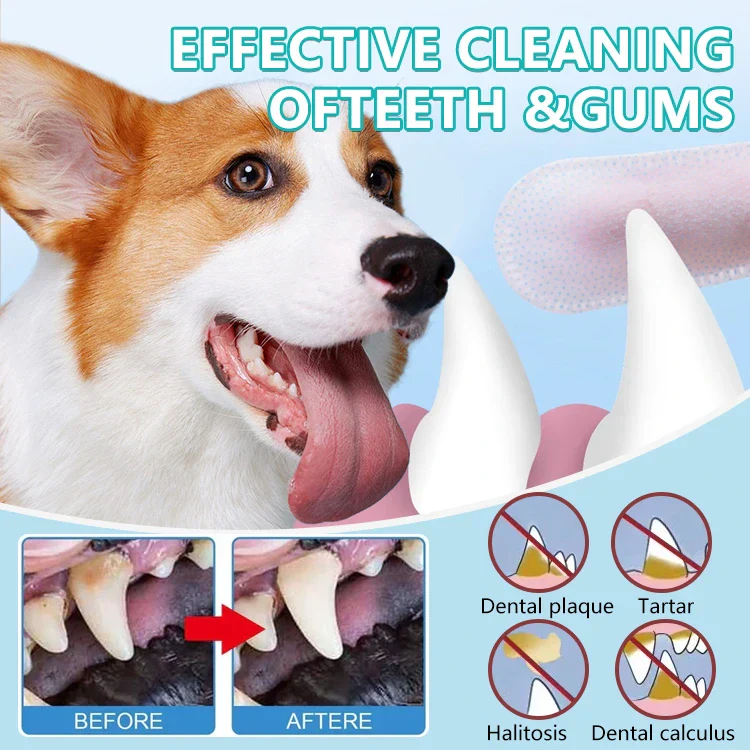 PawPure Dental Finger Wipes – Easy Pet Teeth Cleaning - Image 2