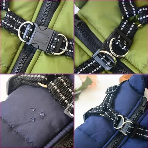 🐾 PawSnooze - Waterproof Dog Jacket with Built-in Harness ❄️ - Image 3