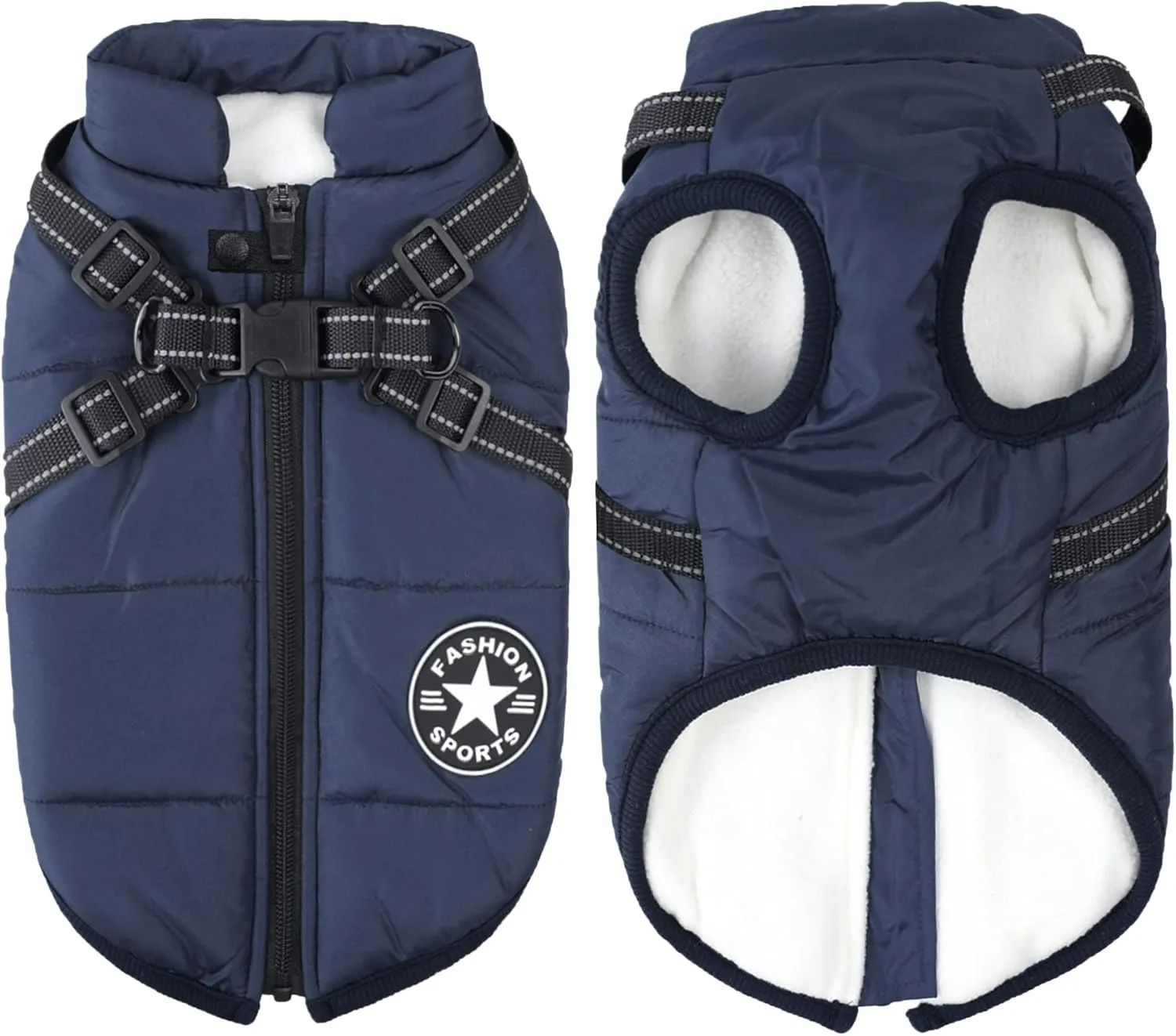 🐾 PawSnooze - Waterproof Dog Jacket with Built-in Harness ❄️ - Image 4