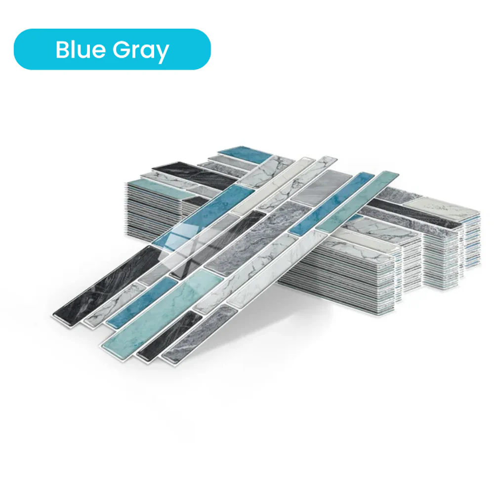 Peel & Stick PVC Backsplash Tiles — 12-Pack (4.7″ × 9.7″ Tiles) - Image 8