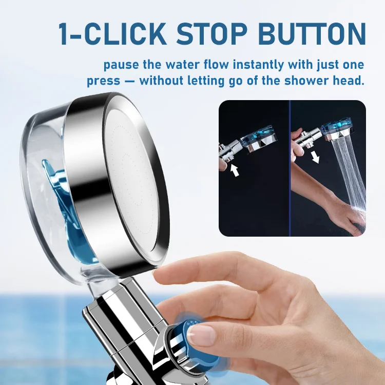 PowerBoost High-Pressure Shower Head with Built-In Filter - Image 3