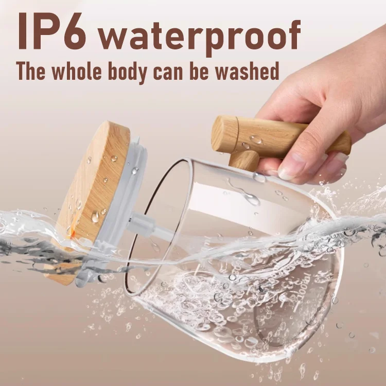 Premium Wood-Grain Self-Stirring Mug - Image 4