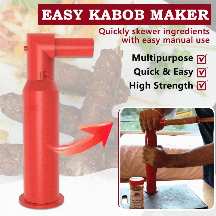 Pro Kabob Press – Easy Skewer Maker Tool