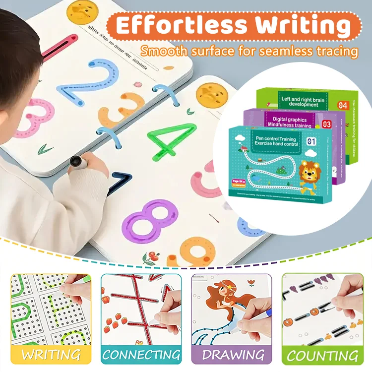 Reusable Tracing Workbook for Kids Ages 3+ - Image 4