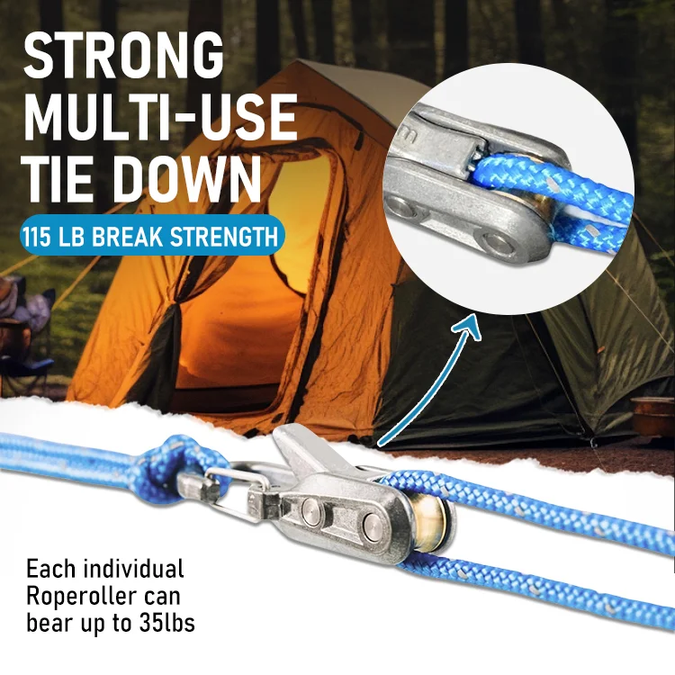 Rope Adjuster Tensioner Kit (6-Pack) — Heavy-Duty Outdoor Cinch System - Image 2