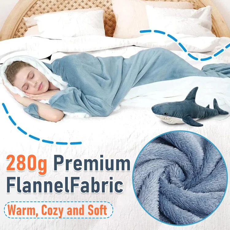 Shark Wearable Blanket — Wrap Yourself in Comfort & Fun - Image 2