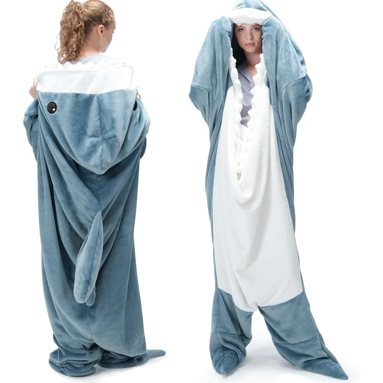 Shark Wearable Blanket — Wrap Yourself in Comfort & Fun - Image 5