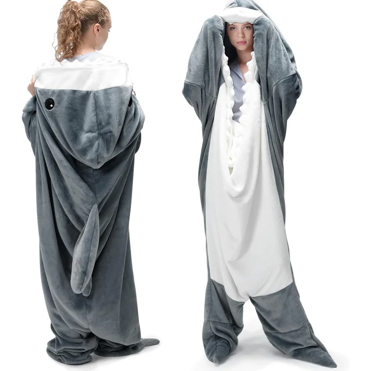 Shark Wearable Blanket — Wrap Yourself in Comfort & Fun - Image 6