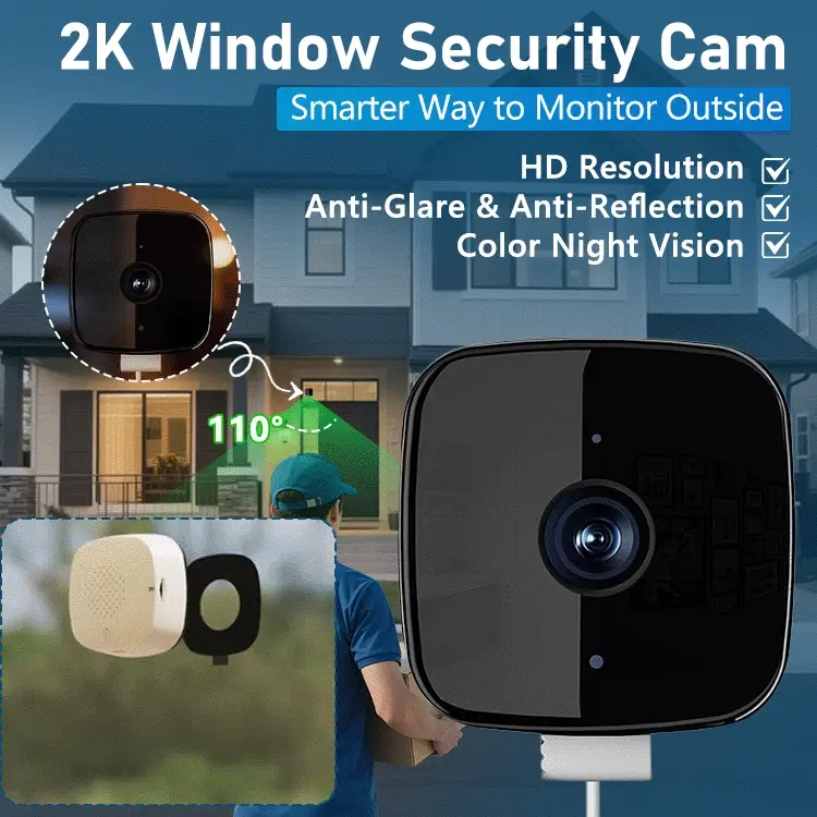 Smart WiFi Window Security Camera