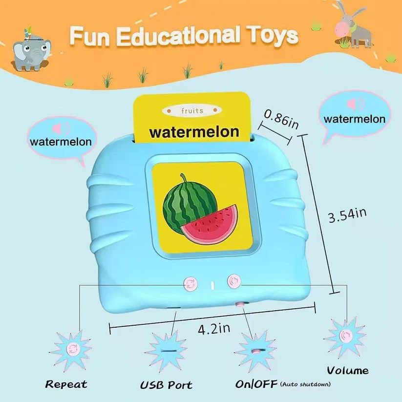 SmartTalk Kids Flashcard Reader – Interactive Learning Machine - Image 4