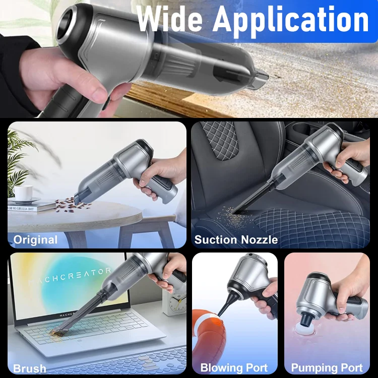 SnuggyHome AirClean Pro - Powerful Handheld Cleaner for Home & Car - Image 4