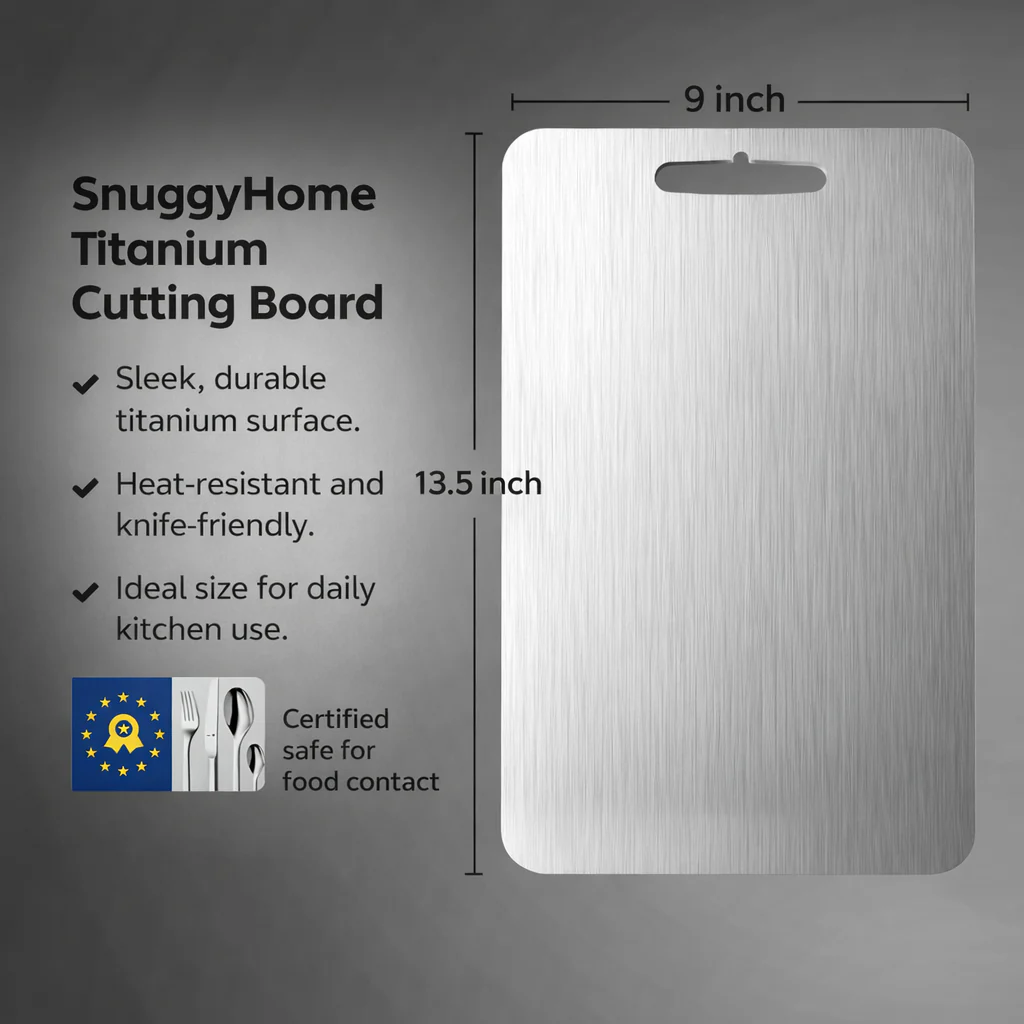 SnuggyHome Titanium Cutting Board - Image 7