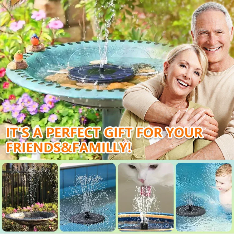 Solar-Powered Outdoor Water Fountain - Image 4