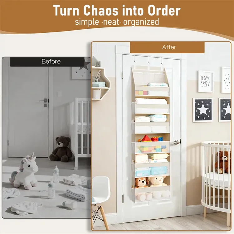 Space-Saving Over-the-Door Organizer - Image 3
