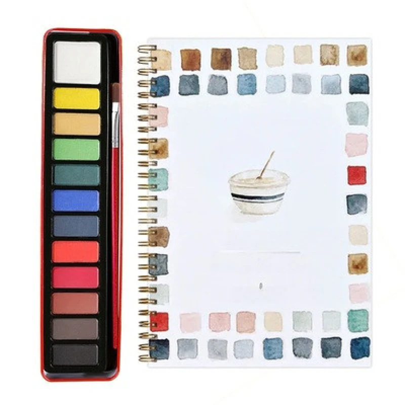 Step-by-Step Watercolor Workbook – Beginner to Confident Artist - Image 12