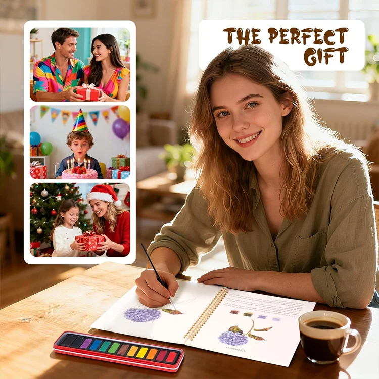 Step-by-Step Watercolor Workbook – Beginner to Confident Artist - Image 4