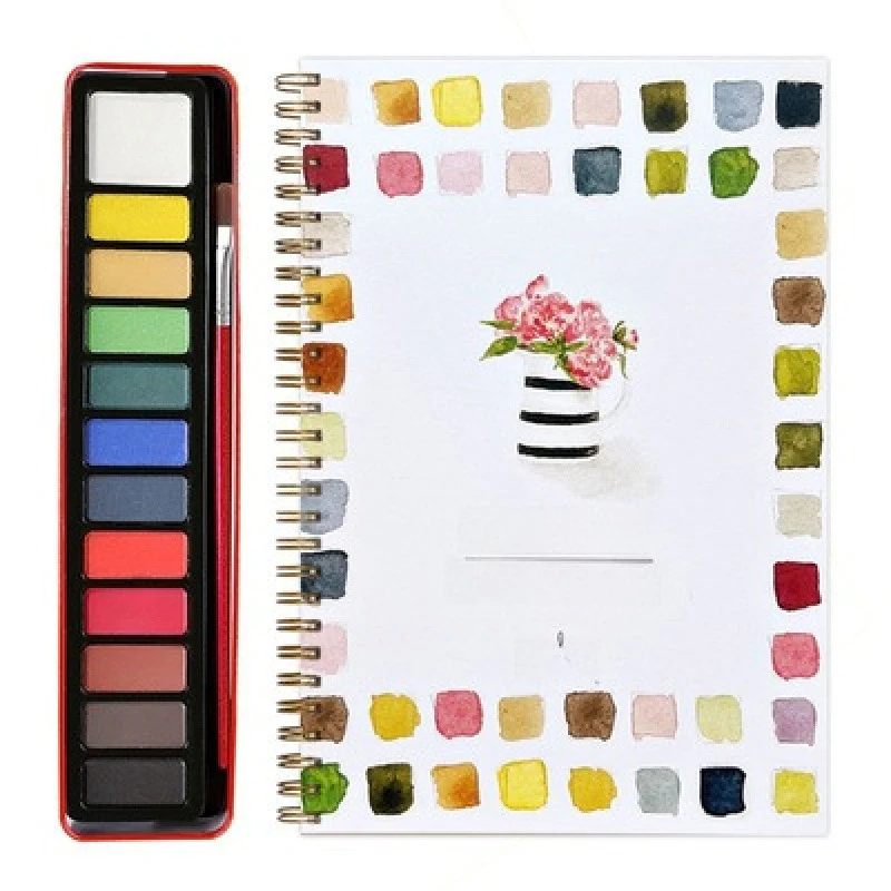 Step-by-Step Watercolor Workbook – Beginner to Confident Artist - Image 7