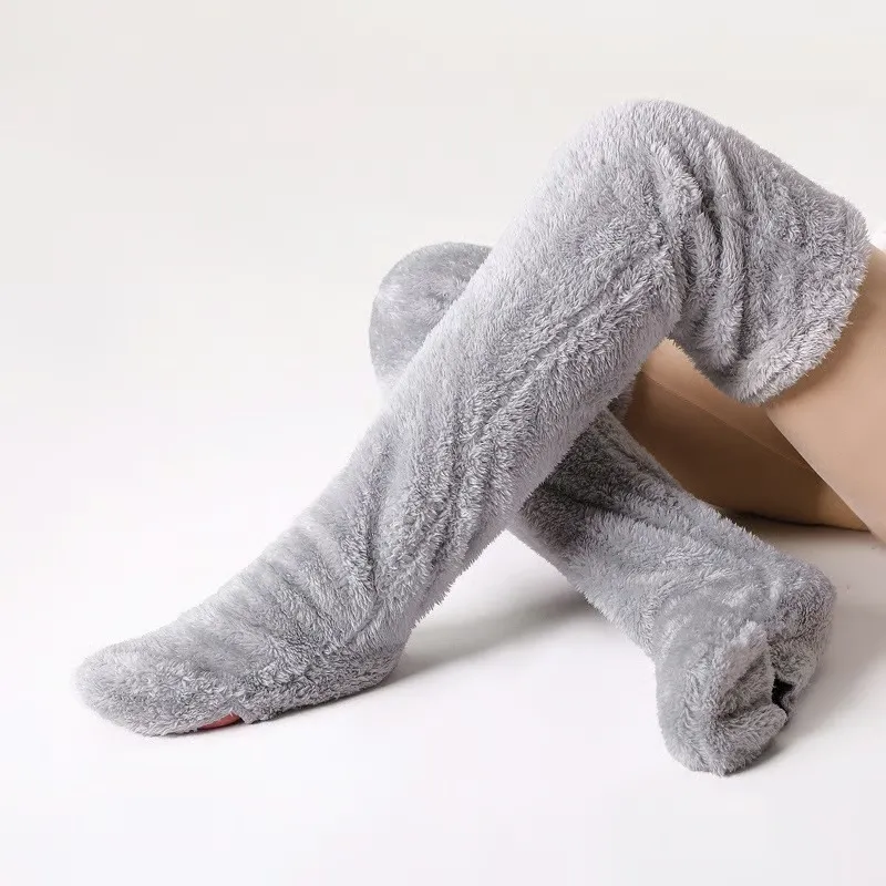 ✨ TeddyCozy - Premium Plush Thigh-High Warmers - Image 4