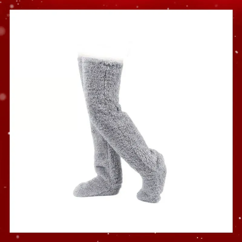✨ TeddyCozy - Premium Plush Thigh-High Warmers - Image 9