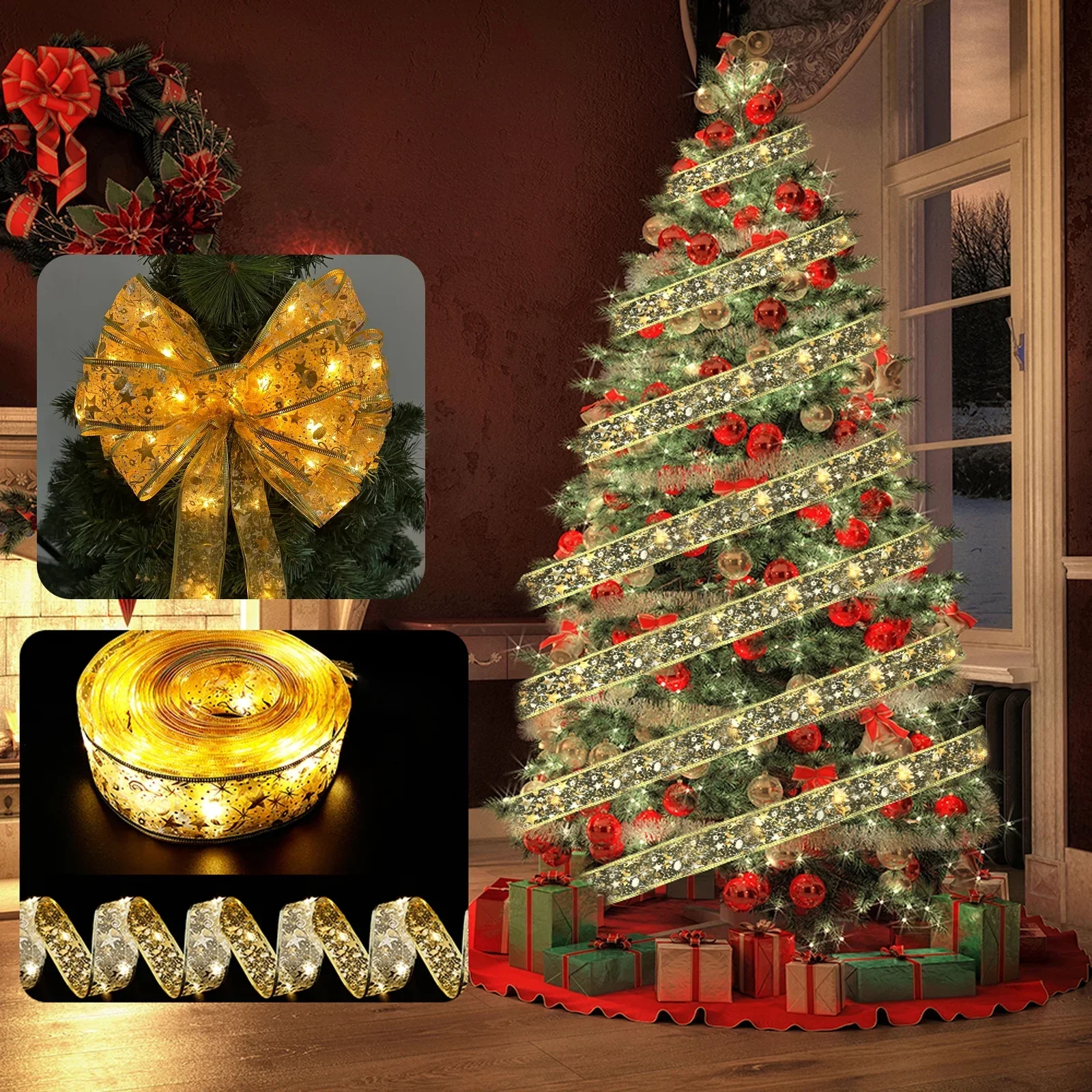 ✨ TwinkleRibbon - Christmas Fairy Ribbon Lights - Image 3