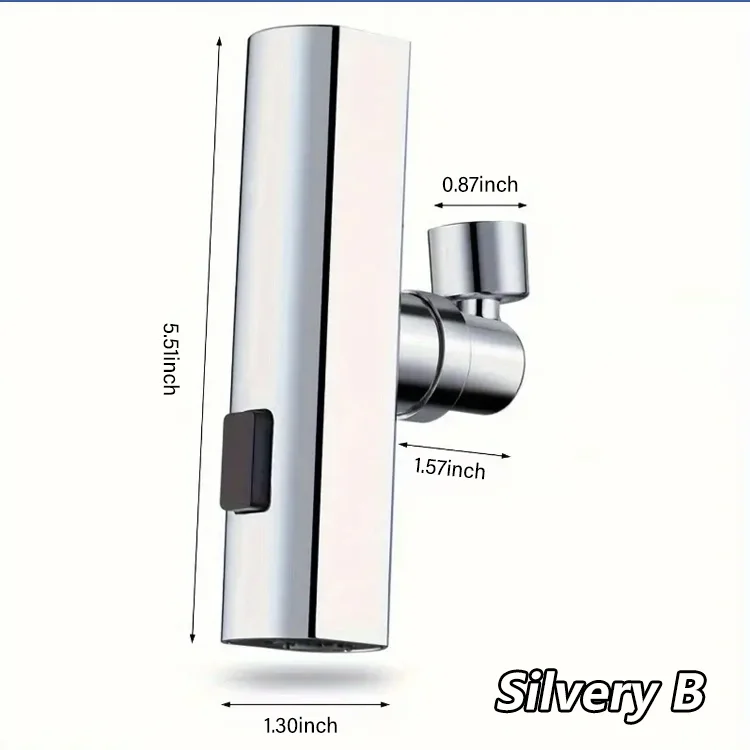 3-in-1 360° Rotating Kitchen Faucet Spray Head - Image 6