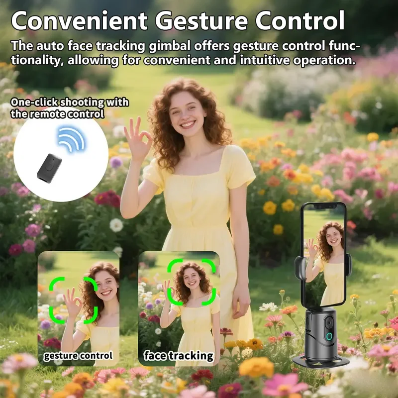 Vizo - Automatic face tracking gimbal with stand - Image 4